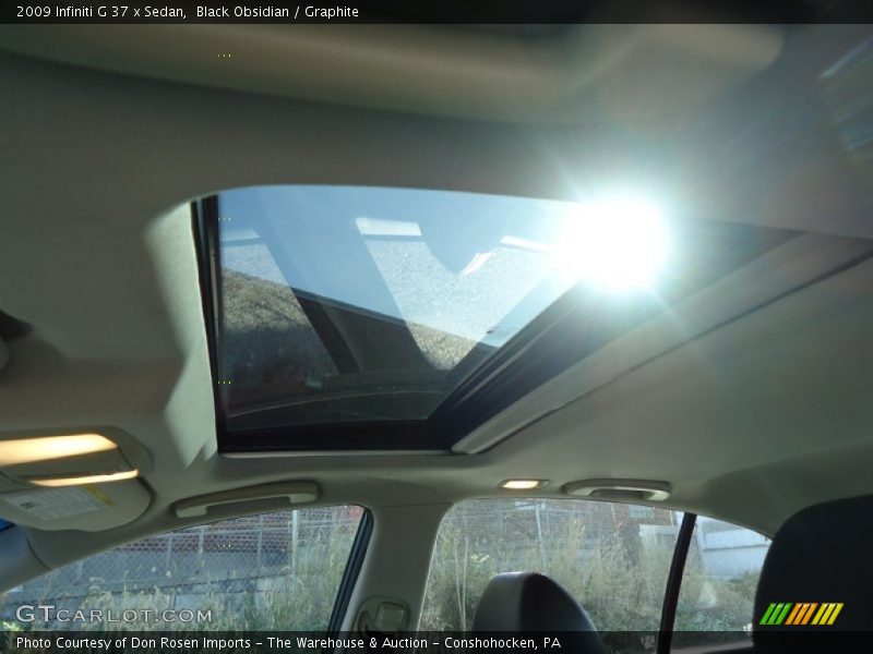 Black Obsidian / Graphite 2009 Infiniti G 37 x Sedan