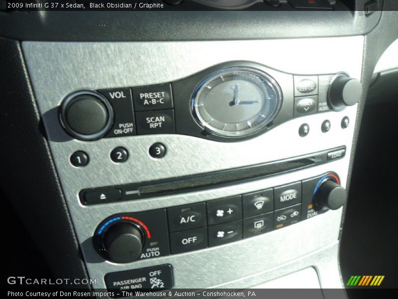 Black Obsidian / Graphite 2009 Infiniti G 37 x Sedan