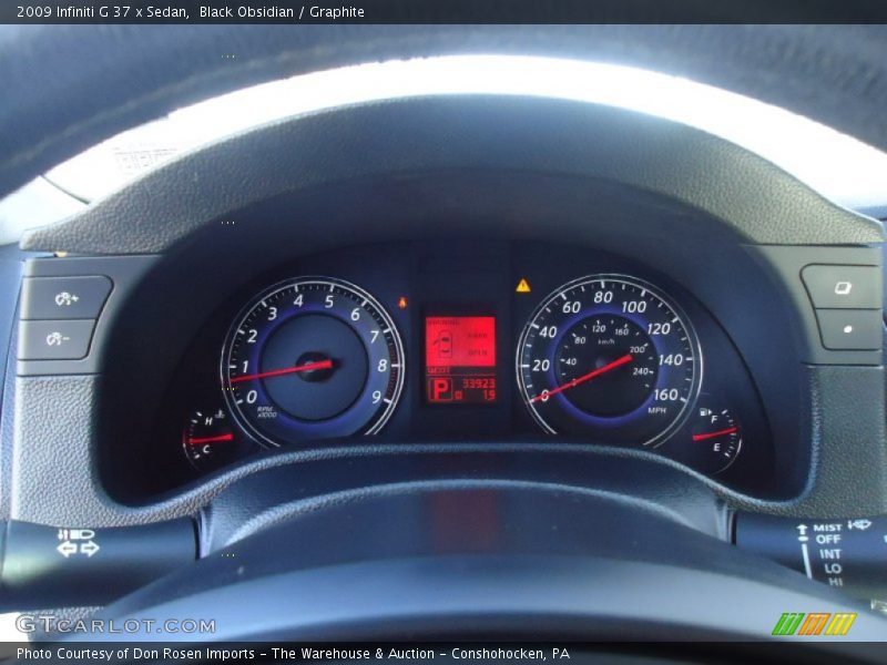 Black Obsidian / Graphite 2009 Infiniti G 37 x Sedan