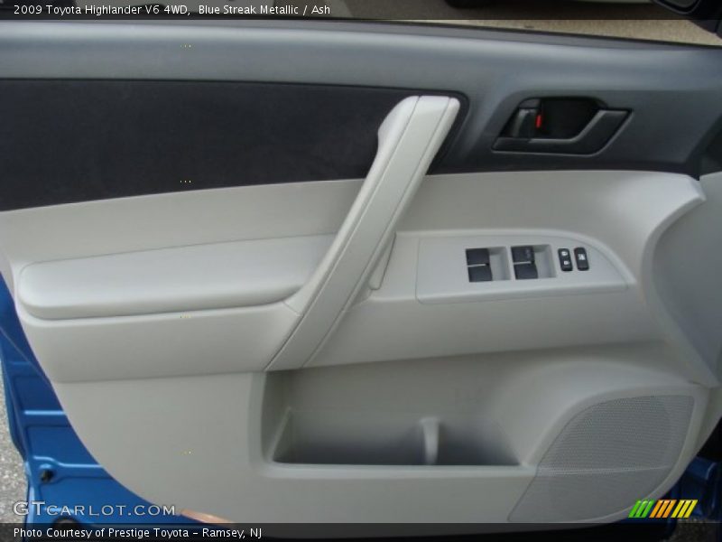 Blue Streak Metallic / Ash 2009 Toyota Highlander V6 4WD