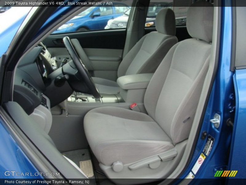 Blue Streak Metallic / Ash 2009 Toyota Highlander V6 4WD