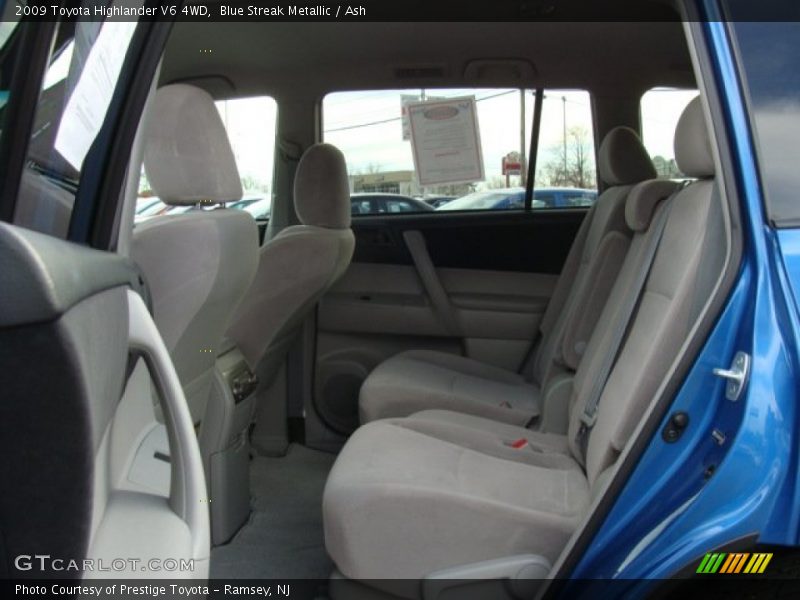 Blue Streak Metallic / Ash 2009 Toyota Highlander V6 4WD