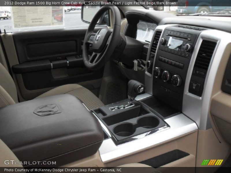 Saddle Brown Pearl / Light Pebble Beige/Bark Brown 2012 Dodge Ram 1500 Big Horn Crew Cab 4x4