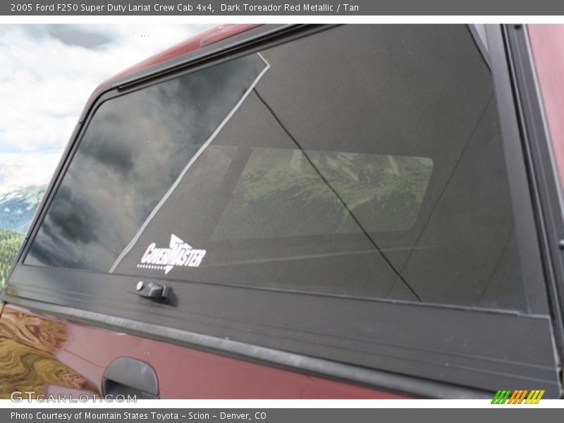 Dark Toreador Red Metallic / Tan 2005 Ford F250 Super Duty Lariat Crew Cab 4x4