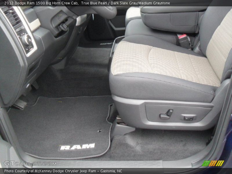 True Blue Pearl / Dark Slate Gray/Medium Graystone 2012 Dodge Ram 1500 Big Horn Crew Cab