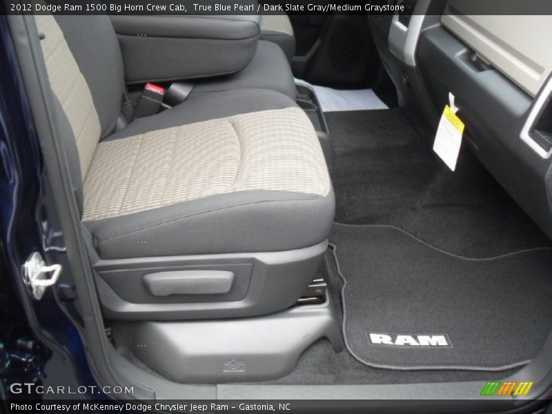 True Blue Pearl / Dark Slate Gray/Medium Graystone 2012 Dodge Ram 1500 Big Horn Crew Cab