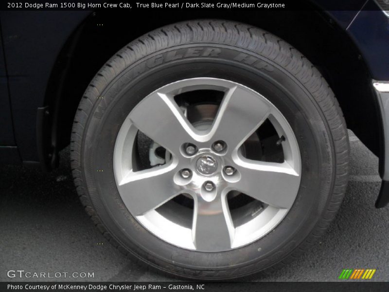 True Blue Pearl / Dark Slate Gray/Medium Graystone 2012 Dodge Ram 1500 Big Horn Crew Cab