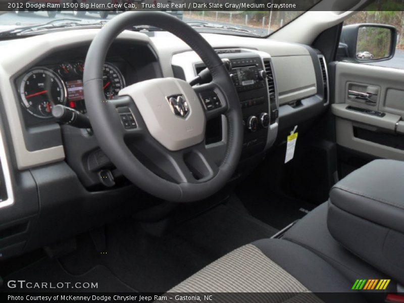 True Blue Pearl / Dark Slate Gray/Medium Graystone 2012 Dodge Ram 1500 Big Horn Crew Cab