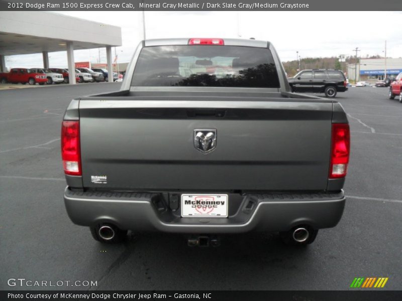 Mineral Gray Metallic / Dark Slate Gray/Medium Graystone 2012 Dodge Ram 1500 Express Crew Cab