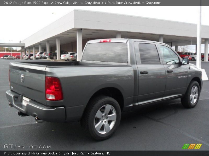Mineral Gray Metallic / Dark Slate Gray/Medium Graystone 2012 Dodge Ram 1500 Express Crew Cab