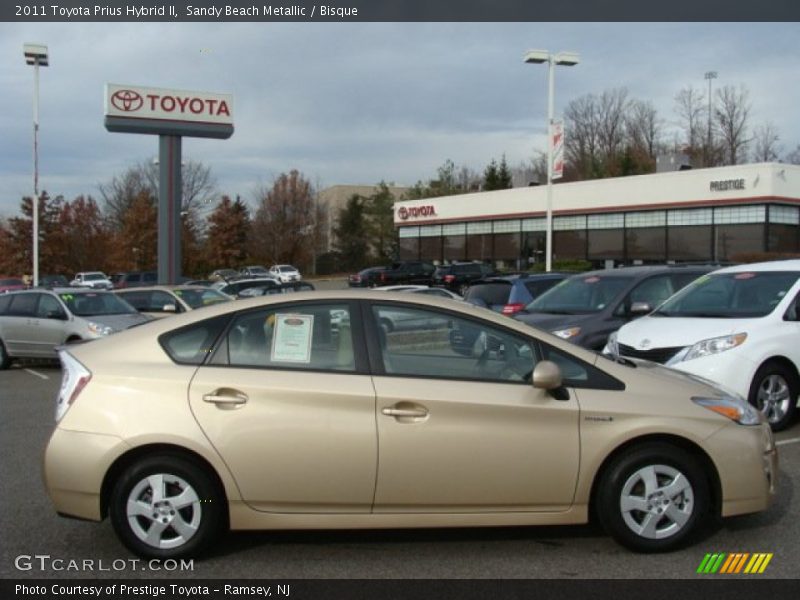 Sandy Beach Metallic / Bisque 2011 Toyota Prius Hybrid II