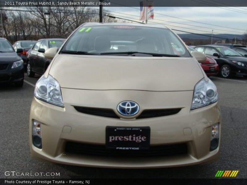 Sandy Beach Metallic / Bisque 2011 Toyota Prius Hybrid II