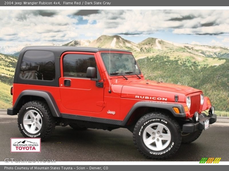  2004 Wrangler Rubicon 4x4 Flame Red