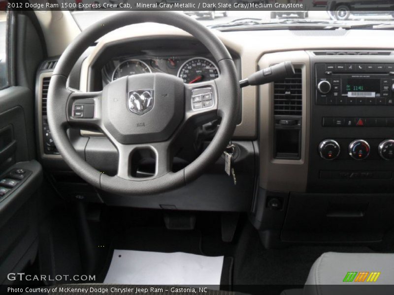 Mineral Gray Metallic / Dark Slate Gray/Medium Graystone 2012 Dodge Ram 1500 Express Crew Cab