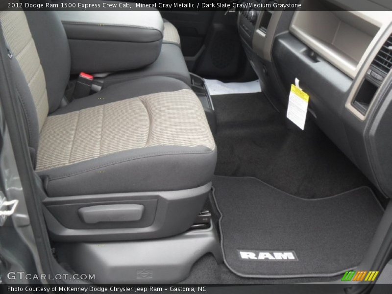 Mineral Gray Metallic / Dark Slate Gray/Medium Graystone 2012 Dodge Ram 1500 Express Crew Cab