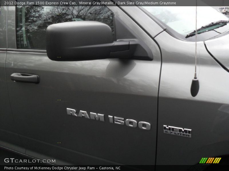 Mineral Gray Metallic / Dark Slate Gray/Medium Graystone 2012 Dodge Ram 1500 Express Crew Cab