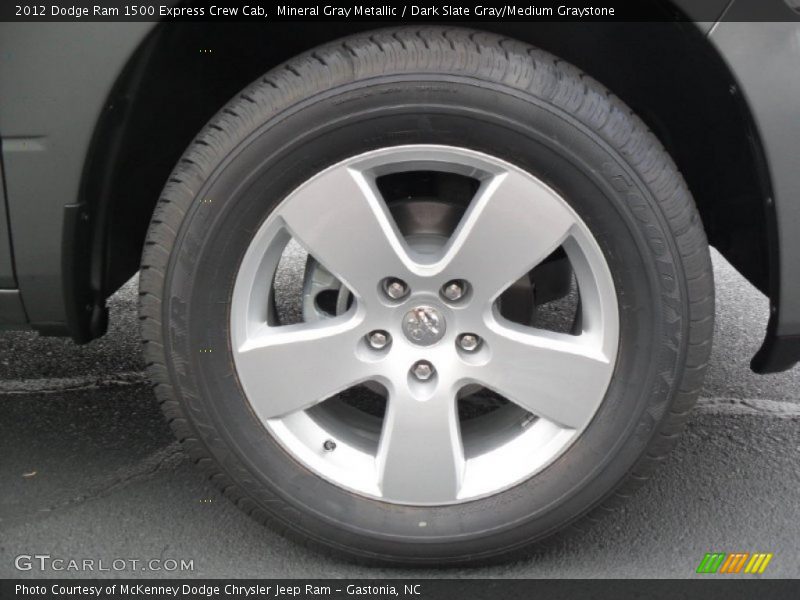 Mineral Gray Metallic / Dark Slate Gray/Medium Graystone 2012 Dodge Ram 1500 Express Crew Cab
