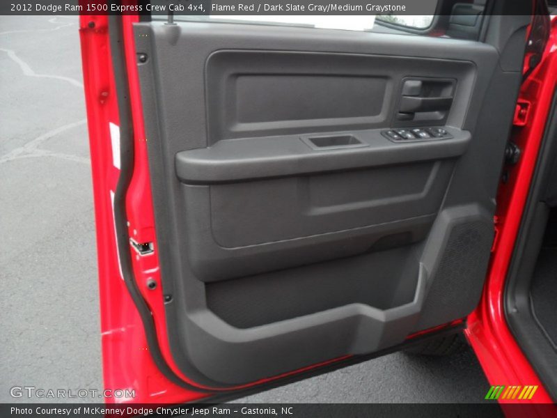 Flame Red / Dark Slate Gray/Medium Graystone 2012 Dodge Ram 1500 Express Crew Cab 4x4