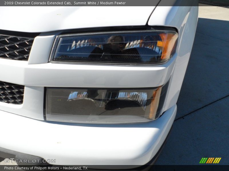 Summit White / Medium Pewter 2009 Chevrolet Colorado Extended Cab