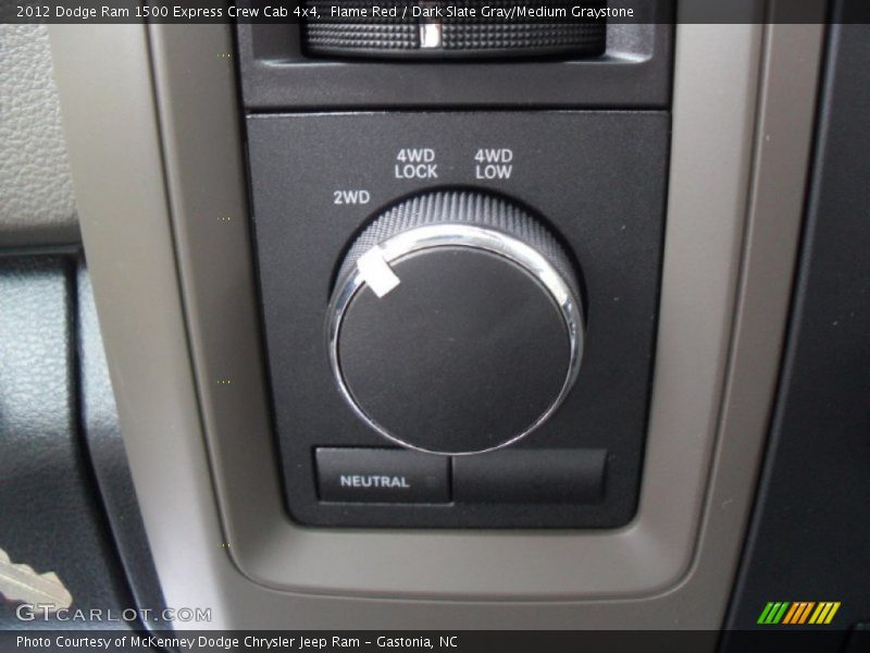 Flame Red / Dark Slate Gray/Medium Graystone 2012 Dodge Ram 1500 Express Crew Cab 4x4