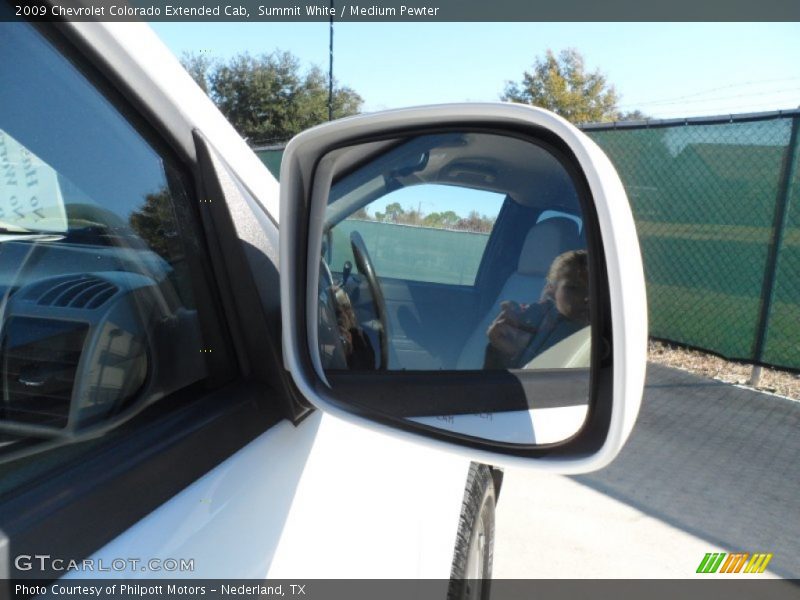 Summit White / Medium Pewter 2009 Chevrolet Colorado Extended Cab