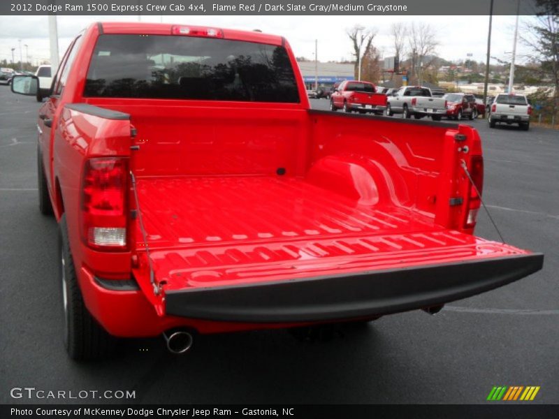 Flame Red / Dark Slate Gray/Medium Graystone 2012 Dodge Ram 1500 Express Crew Cab 4x4