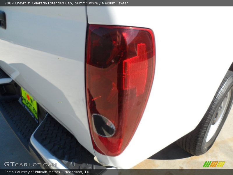 Summit White / Medium Pewter 2009 Chevrolet Colorado Extended Cab