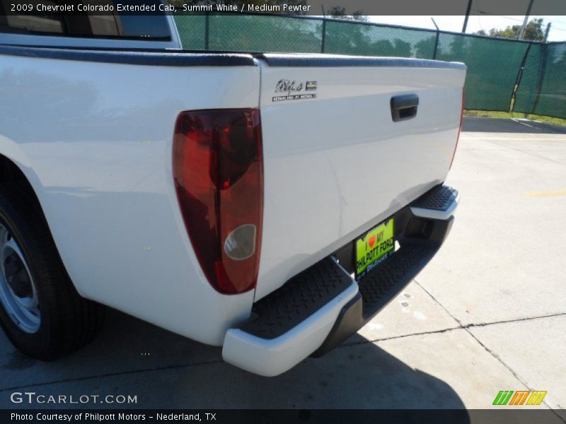 Summit White / Medium Pewter 2009 Chevrolet Colorado Extended Cab