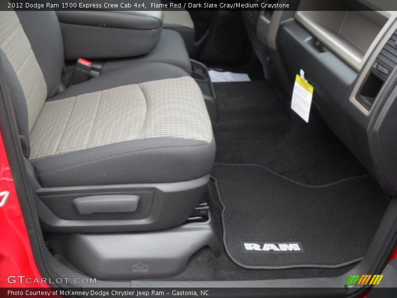 Flame Red / Dark Slate Gray/Medium Graystone 2012 Dodge Ram 1500 Express Crew Cab 4x4