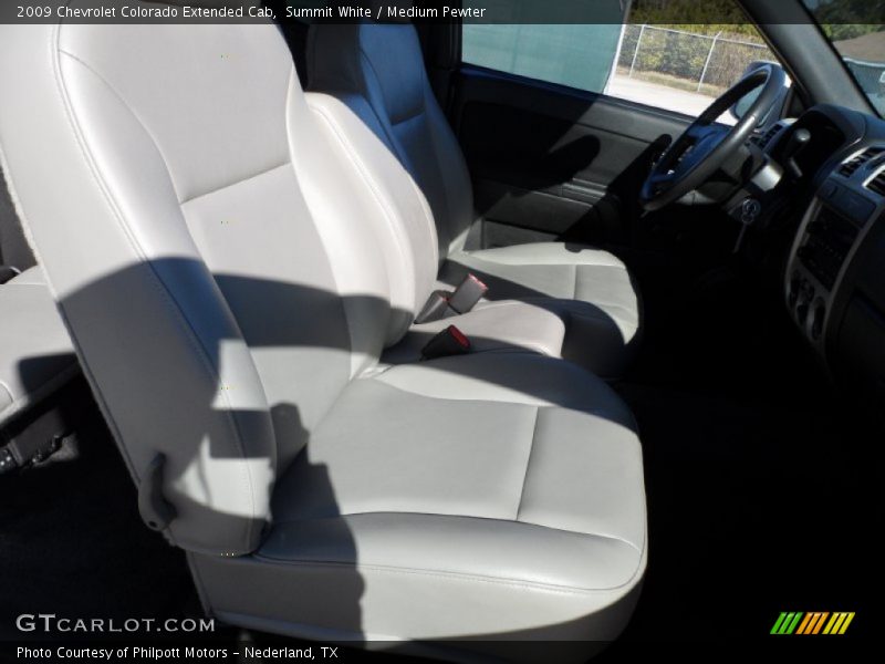 Summit White / Medium Pewter 2009 Chevrolet Colorado Extended Cab