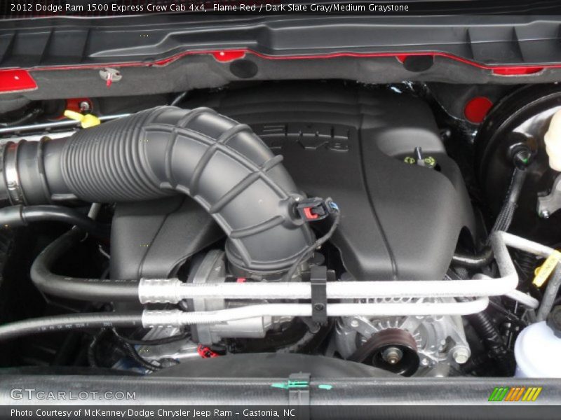 Flame Red / Dark Slate Gray/Medium Graystone 2012 Dodge Ram 1500 Express Crew Cab 4x4