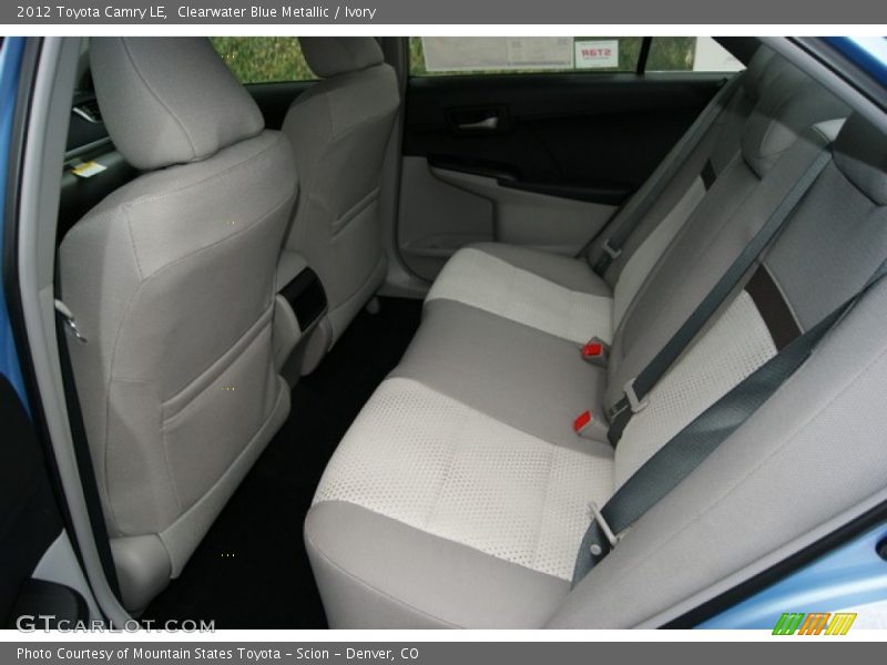 Clearwater Blue Metallic / Ivory 2012 Toyota Camry LE