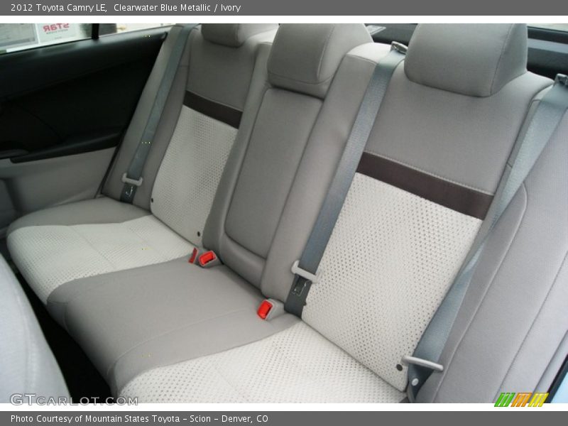 Clearwater Blue Metallic / Ivory 2012 Toyota Camry LE