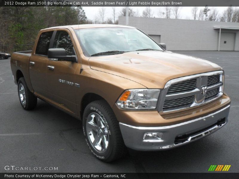 Saddle Brown Pearl / Light Pebble Beige/Bark Brown 2012 Dodge Ram 1500 Big Horn Crew Cab 4x4