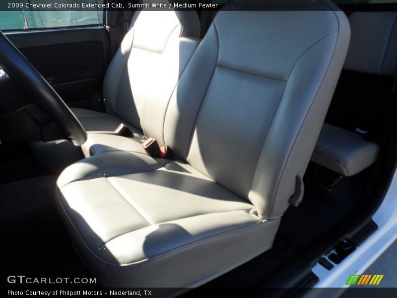 Summit White / Medium Pewter 2009 Chevrolet Colorado Extended Cab