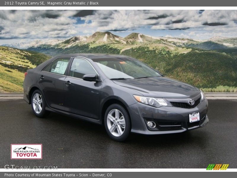 Magnetic Gray Metallic / Black 2012 Toyota Camry SE