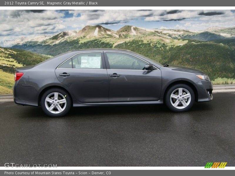 Magnetic Gray Metallic / Black 2012 Toyota Camry SE