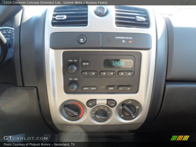 Summit White / Medium Pewter 2009 Chevrolet Colorado Extended Cab