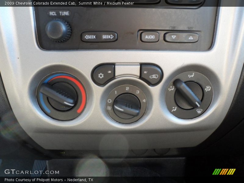 Summit White / Medium Pewter 2009 Chevrolet Colorado Extended Cab