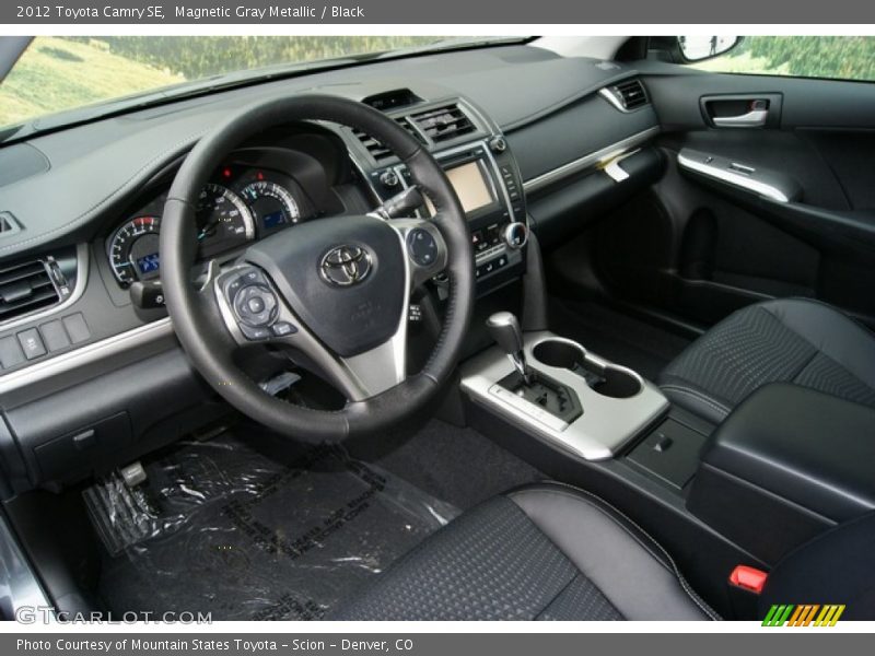 Magnetic Gray Metallic / Black 2012 Toyota Camry SE