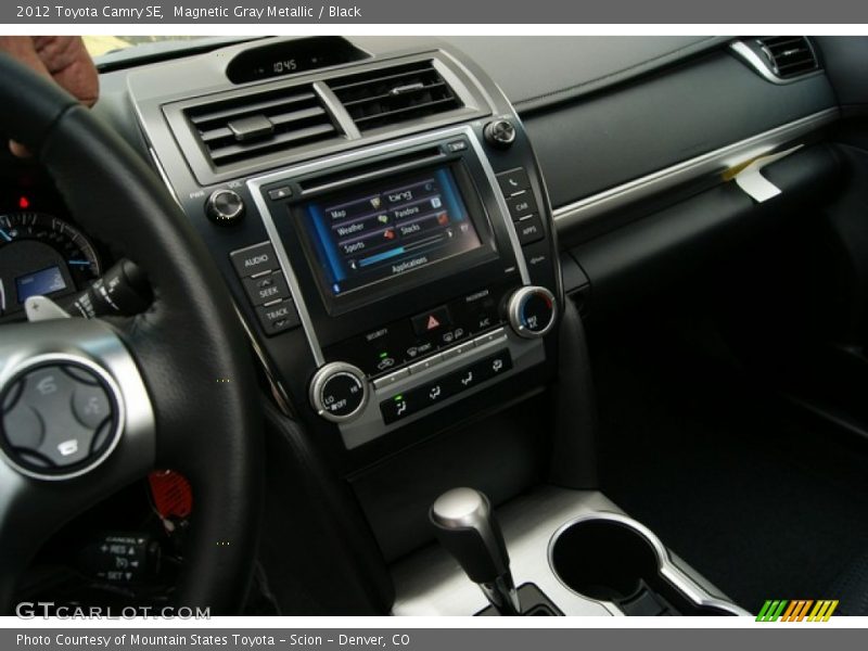 Magnetic Gray Metallic / Black 2012 Toyota Camry SE