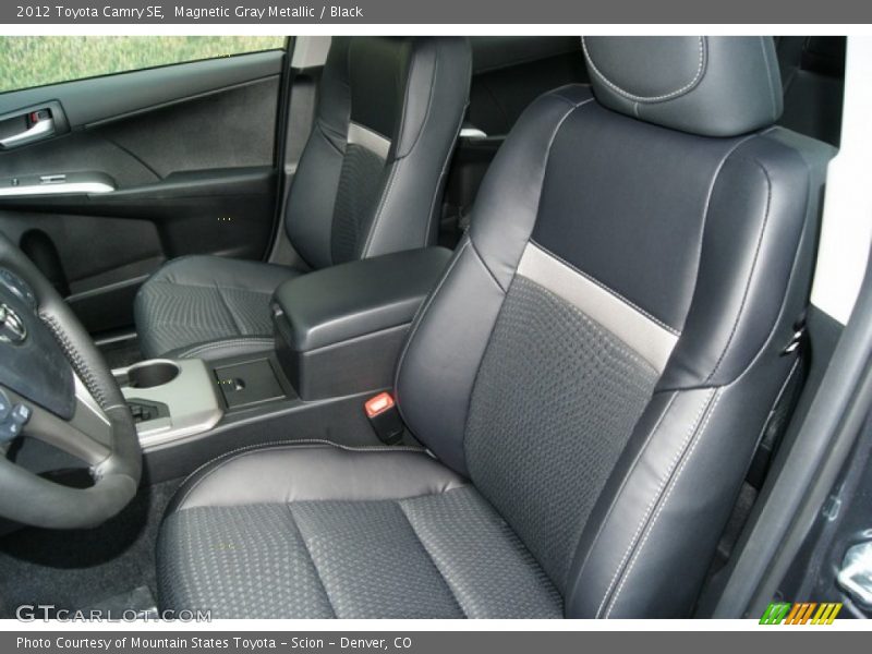 Magnetic Gray Metallic / Black 2012 Toyota Camry SE