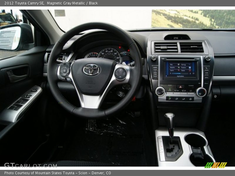 Magnetic Gray Metallic / Black 2012 Toyota Camry SE