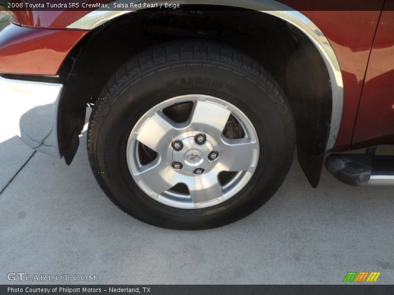 Salsa Red Pearl / Beige 2008 Toyota Tundra SR5 CrewMax