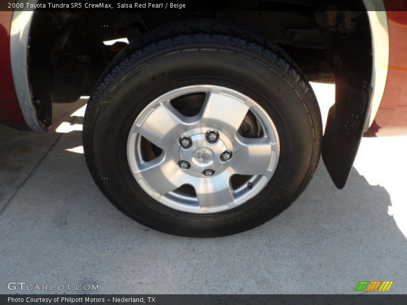 Salsa Red Pearl / Beige 2008 Toyota Tundra SR5 CrewMax