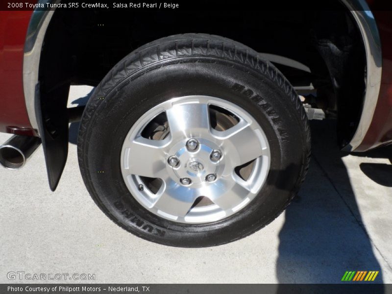 Salsa Red Pearl / Beige 2008 Toyota Tundra SR5 CrewMax