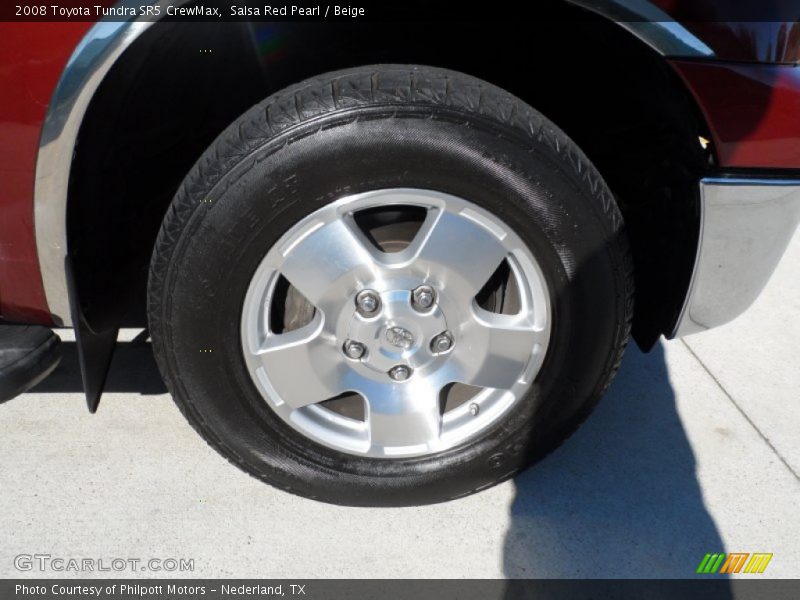 Salsa Red Pearl / Beige 2008 Toyota Tundra SR5 CrewMax
