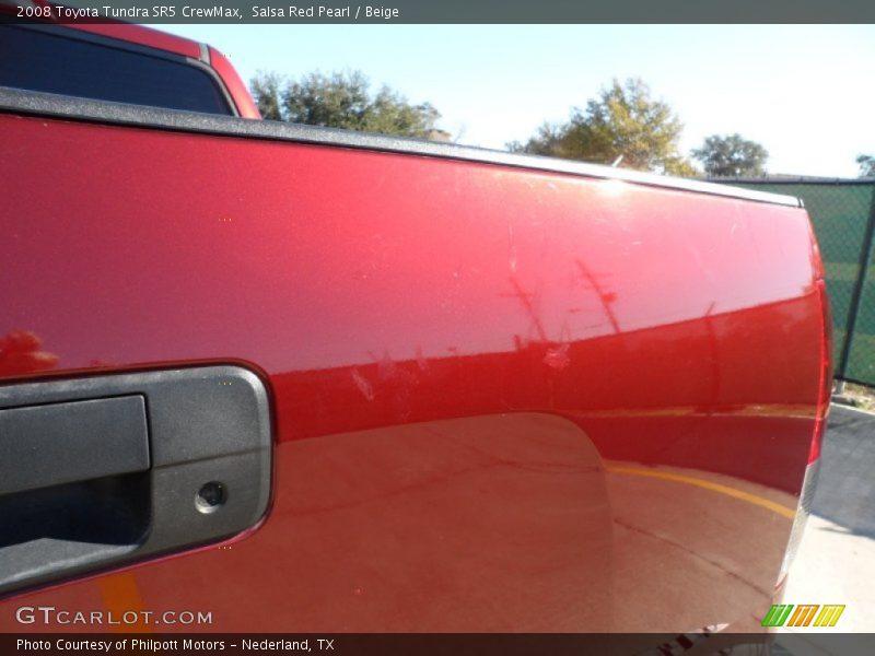 Salsa Red Pearl / Beige 2008 Toyota Tundra SR5 CrewMax