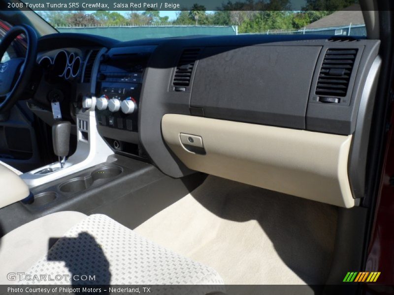 Salsa Red Pearl / Beige 2008 Toyota Tundra SR5 CrewMax