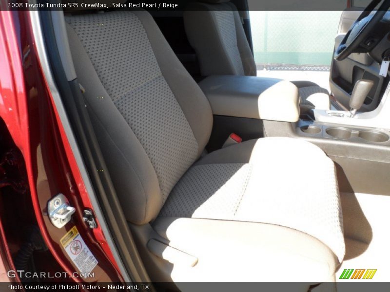 Salsa Red Pearl / Beige 2008 Toyota Tundra SR5 CrewMax